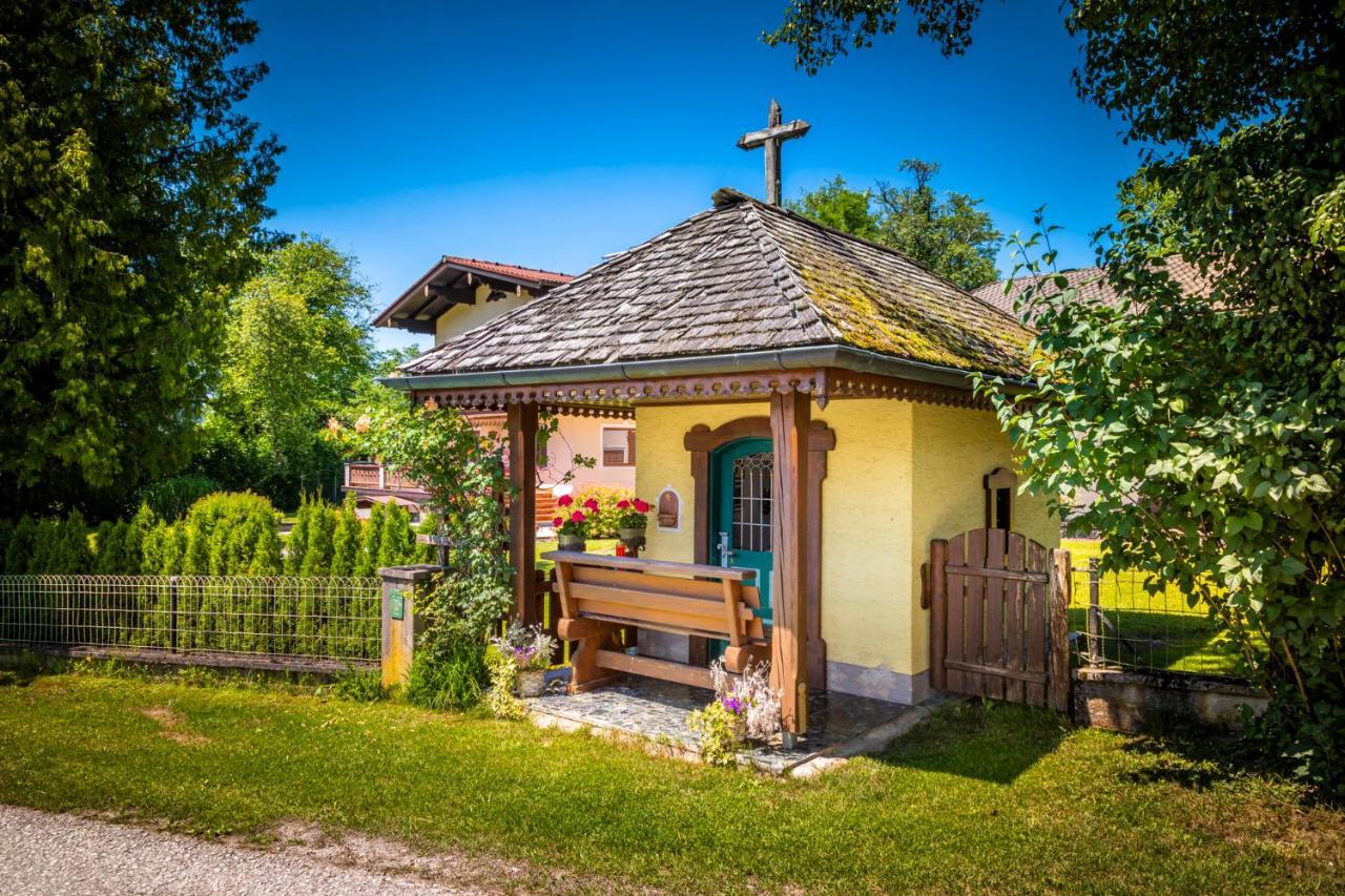 Ferienwohnung Wallmerhof Am Laendlichen Wimberg Adnet Luaran gambar